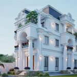 BIỆT THỰ TÂN CỔ ĐIỂN ,CĐT:ANH BẮC, DT:8X21M, DT ĐẤT:500M2,TẠI TỈNH BÌNH DƯƠNG