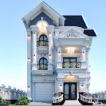 BIỆT THỰ TÂN CỔ ĐIỂN ,CĐT:ANH NGỌC,DT:8.8X15.2M,DT ĐẤT:15X25.3MTẠI H.ĐỨC HÒA,TỈNH LONG AN