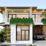 BIỆT THỰ HIỆN ĐẠI MÁI NHẬT,CĐT:ANH THIỆN,DT PHẦN NHÀ:10X10.5M,DT ĐẤT:12X16.5M TẠI TỈNH BẾN TRE