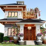 BIỆT THỰ MÁI NHẬT CĐT:ANH VIẾT BÌNH,DT PHẦN NHÀ:8X18M,DT ĐẤT:20X45M TẠI TỈNH LONG AN