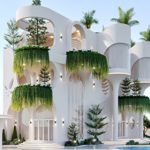 BIỆT THỰ HIỆN ĐẠI ĐỘC ĐÁO ,CĐT:ANH KHANH DT PHẦN NHÀ:7X20M,DIỆN TÍCH ĐẤT:17.5X36M TẠI TỈNH LONG AN