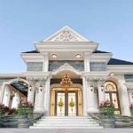 BIỆT THỰ TÂN CỔ ĐIỂN MÁI NHẬT CĐT:ANH THANH,DT PHẦN NHÀ: 15.8X18M TẠI TỈNH NAM ĐỊNH